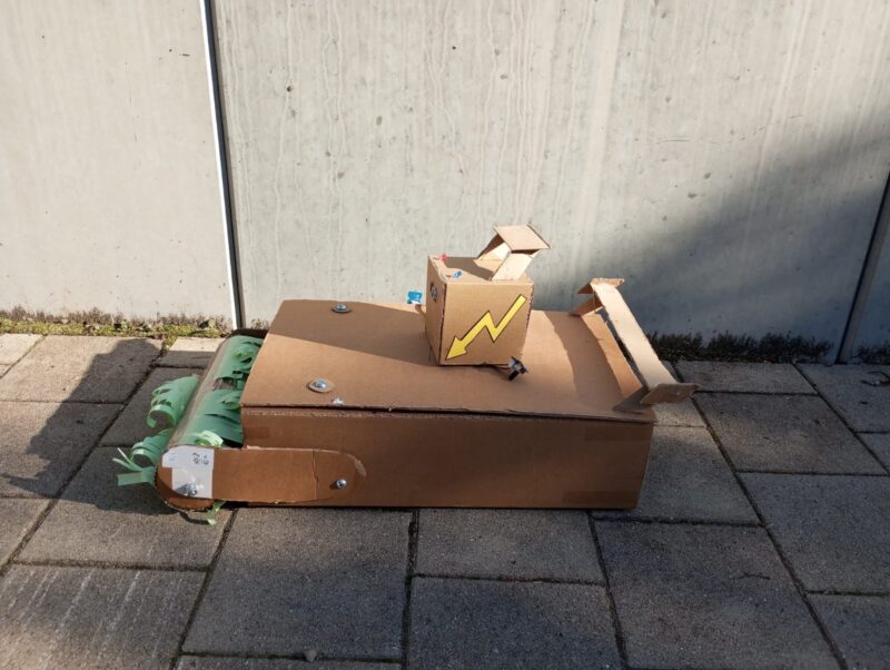 Prototyp aus Pappe